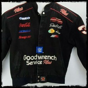 ✨🏁Dale Earnhardt Sr. Black Suede Jacket XL🏁✨